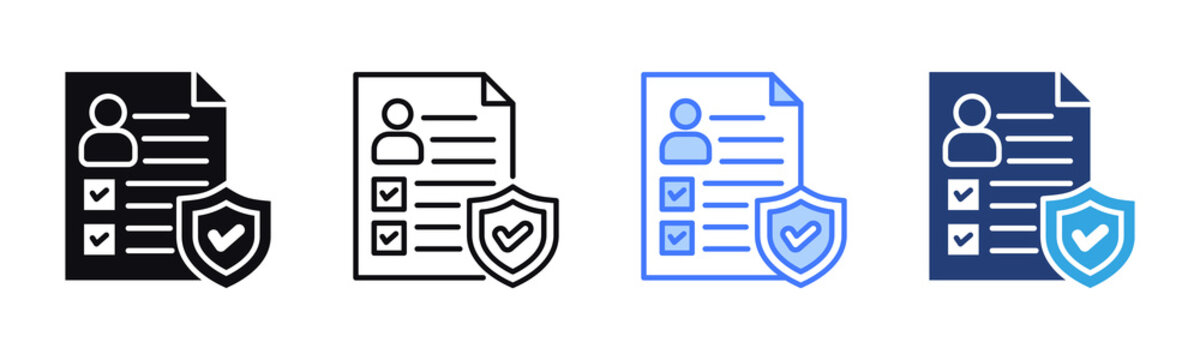 Eligibility icon sheet multiple style collection