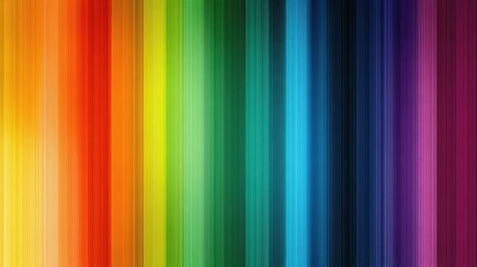 Obraz premium Vertical stripes display a range of bright colors from red to violet. The hues flow seamlessly into each other creating a bright and vibrant visual effect over the full length.