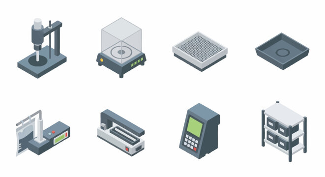 Various Laboratory Equipment and Scientific Instruments.