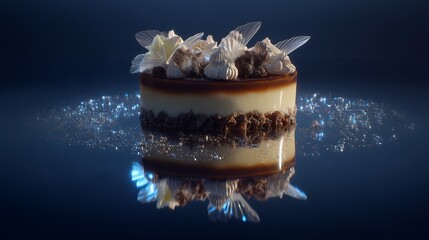 Surreal Artistic Dessert with Fantasy Styling