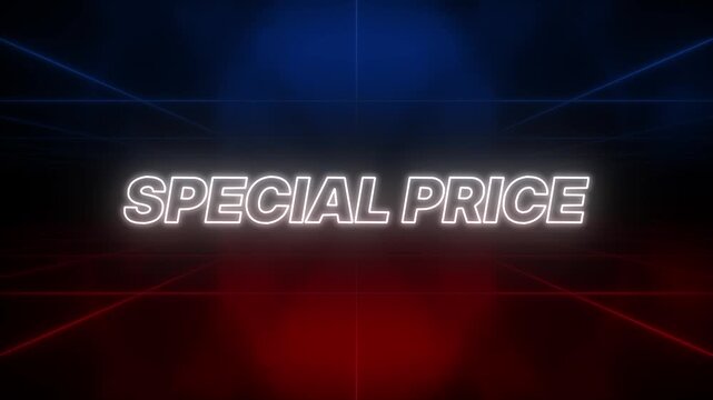 Special price Text Retro Style