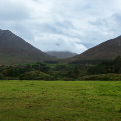 Irish hills landscape