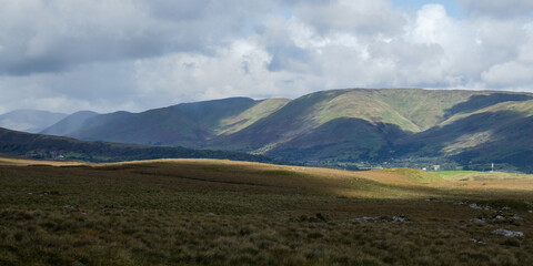 Irish hills landscape
