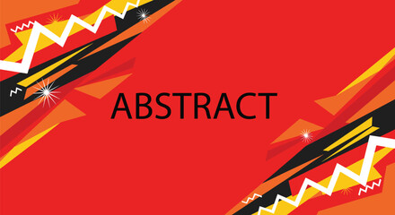 Fiery Abstract Background with Red Tones and Jagged Geometric Shapes pattern © Itz Narayn