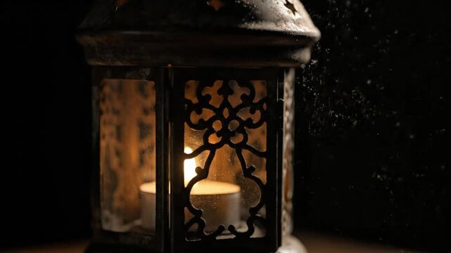 old fashioned lantern Ramadan Kareem 