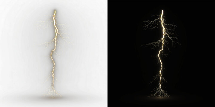 Lightning, electric, thunder, storm, overlay &mdash; powerful PNG lightning strike with dramatic energy. Realistic PNG Overlay on transparent background for nature effects and scenes blast wave png
