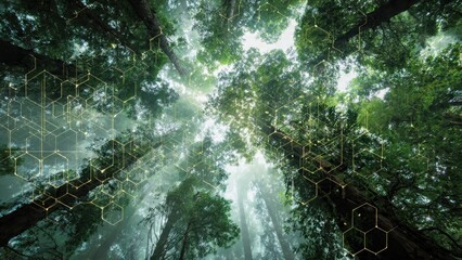 Digital Network in Forest Canopy