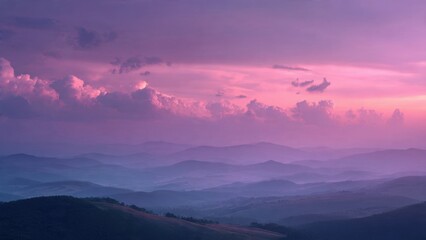 Obraz premium Purple Mountain Majesty Landscape