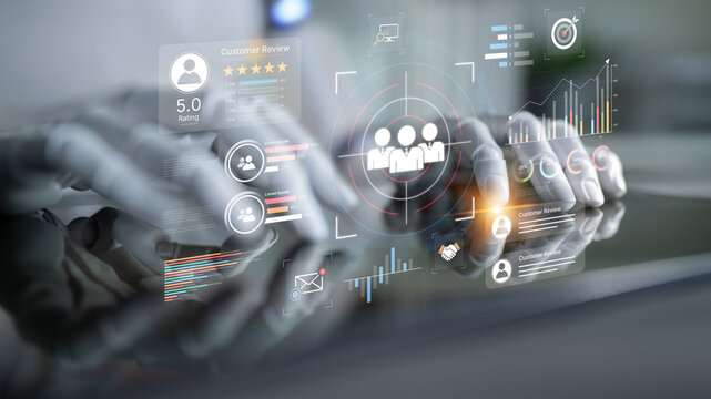 An AI assistant manages a CRM dashboard for customer data analysis. This smart system conducts market research to identify the target audience and analyze user feedback. Fermion