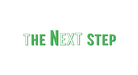 The Next Step text logo in green