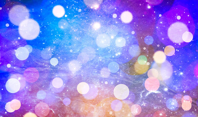 Obraz premium Bokeh background perfect for Holidays, Anniversary, Birthdays, Festive and various design works