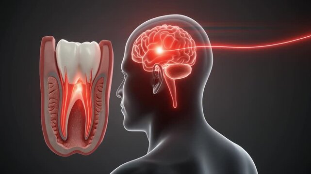 Toothache and Brain Connection Dental Pain and Neurological Symptoms Medical healthcare