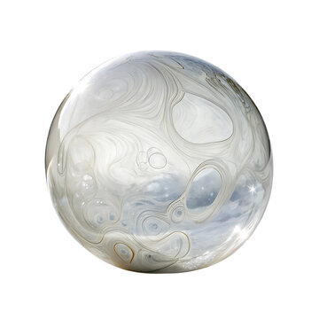 Pluto a dwarf planet in our solar system isolated on transparent background