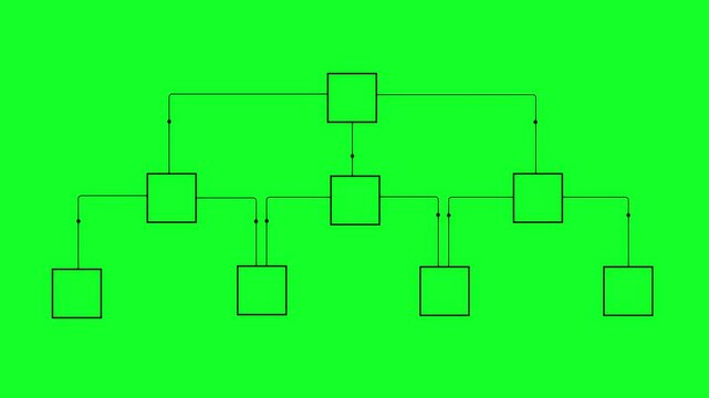 Team tournament bracket championship template animation. Championship bracket schedule for soccer, football, basketball, baseball. Tournament bracket templates isolated on black background. 4k video