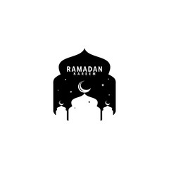Ramadan Kareem vector logo design