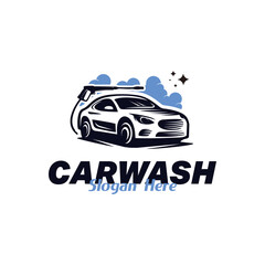 Car wash logo design creative modern