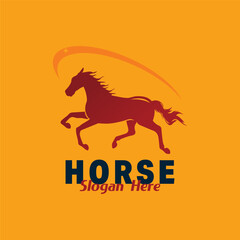 Horse Logo Design  Emblem  Creative symbol Vector