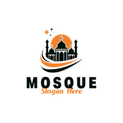  Mosque Logo Design Template Illustration