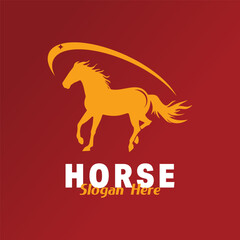 Horse Logo Design  Emblem  Creative symbol Vector