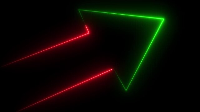Businessman drawing yellow arrow on chalkboard. Business growth and development concept.4K black background visuals