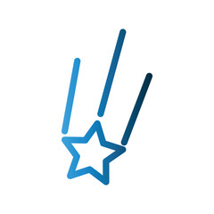 Shooting Star icon design template © Mas