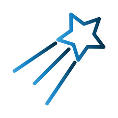 Shooting Star icon design template © Mas
