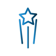 Shooting Star icon design template © Mas