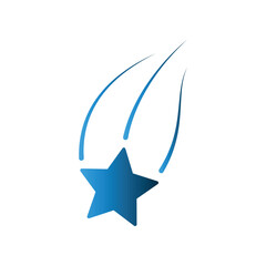 Shooting Star icon design template © Mas