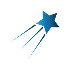 Shooting Star icon design template © Mas
