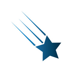 Shooting Star icon design template © Mas