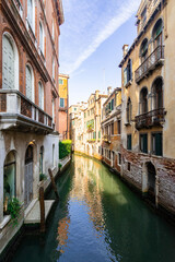 Obraz premium View of the canals of Venice (Italy)
