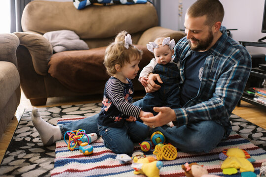real family moments inside authentic home