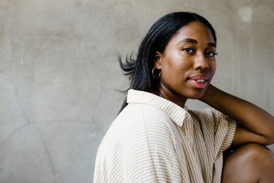 Beauty Portrait of Woman in Studio