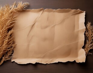 craft paper with a torn edge perfect for adding a handmade touch to your designs or creating unique scrapbook layouts with a rustic feel