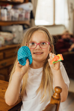 Easter Crafts At The Kitchen Table