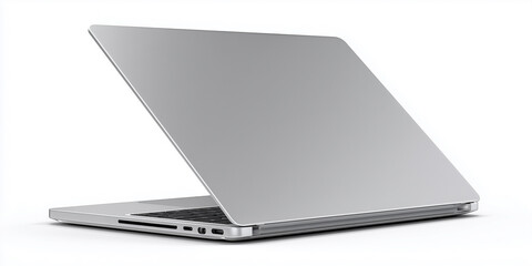 Sleek modern closed laptop with matte aluminum finish.
