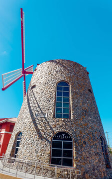 Historic Windmill Structure in St. Thomas