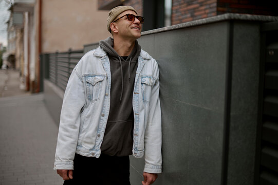Nicely dressed man in the street