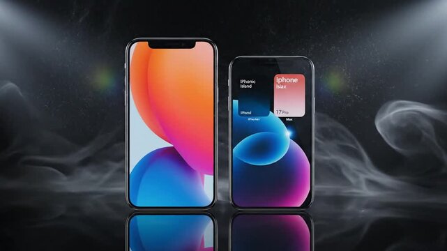 Cinematic slow motion presentation of high-end smartphone mockup featuring premium titanium finish and sleek glass display in ultra-high resolution realistic digital 4K video render