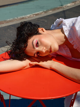 Non-Binary person portrait 