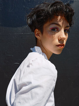 Non-Binary person portrait 