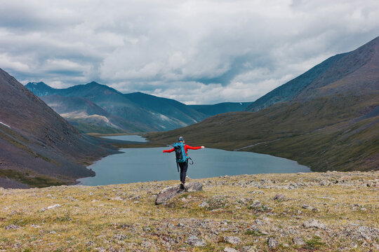Hiking in the Altai mountains