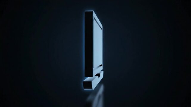 Cinematic minimalist silhouette laptop computer icon set featuring front angled and side views in a sleek vector style with a modern professional dark aesthetic for digital technology design.