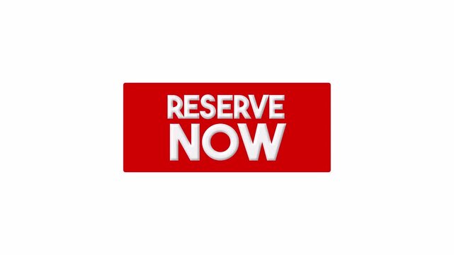 reserve now button animation, animated booking call to action banner