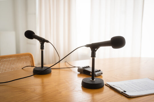 Podcast Studio Setting