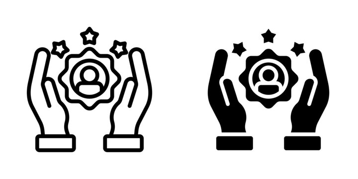 Customer loyalty icon, element icon for design branding, print, and digital media