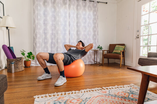 Core Workout with Stability Ball 