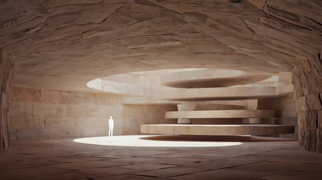 Cinematic architectural video with layered planes and subtle motion, expressing spatial clarity and refined modern design.