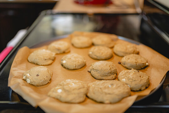 Freshly baked gluten-free cookies
