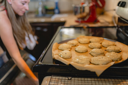 Freshly baked cookies